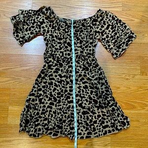 Cheetah print dress